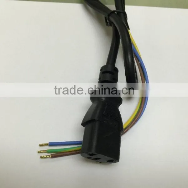 H05VV-F 3*0.75mm NS-15 2 Plug Code IEC 60320 C13 Applicable Flxible Power Cord Cable photo-3