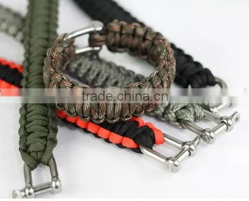 Fashion Gold Clasp Paracord Jewelry Bracelets and Bangles Supplies photo-2