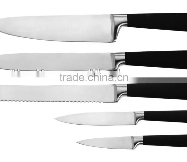 430 HANDLE STAINLESS STEEL 6PCS KITCHEN KNIFE SET photo-2