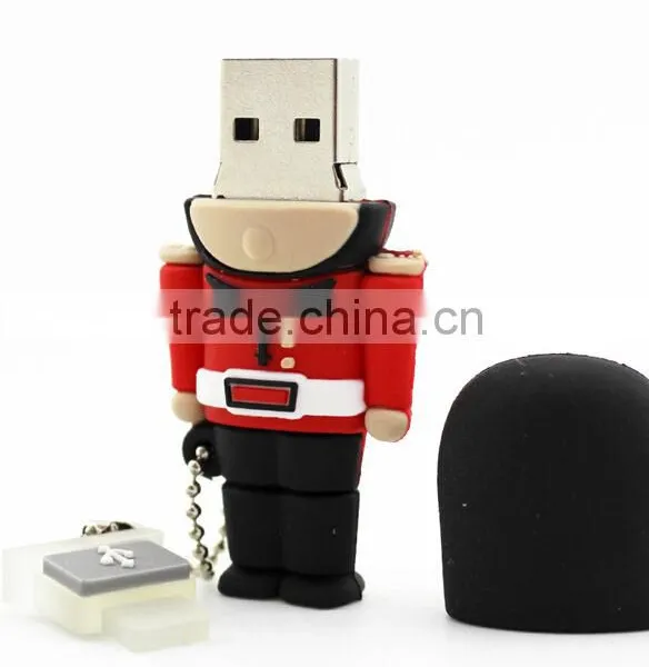 Shenzhen Factory SupplyingOEM British Royal Guards OTG USB Flash Drive for Computer and Mobile Phones 16GB photo-4