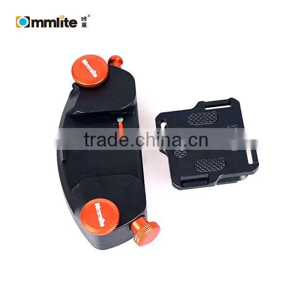 Commlite Aluminum CNC Metal Multi-functional Non-shaking and Stable Hanging Quick-Release Waist Belt Buckle Holster photo-3