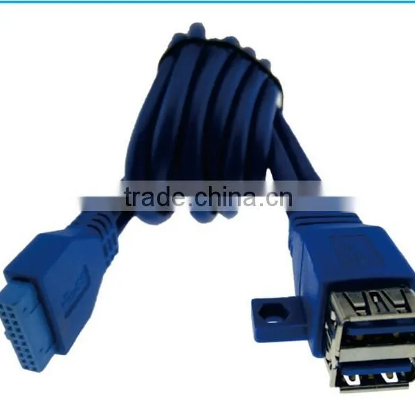 With Screw 20 Pin to Dual USB 3.0 AF Data Cable photo-3