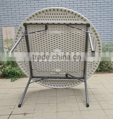 Popular Round Plastic Folding Table Outdoor photo-4