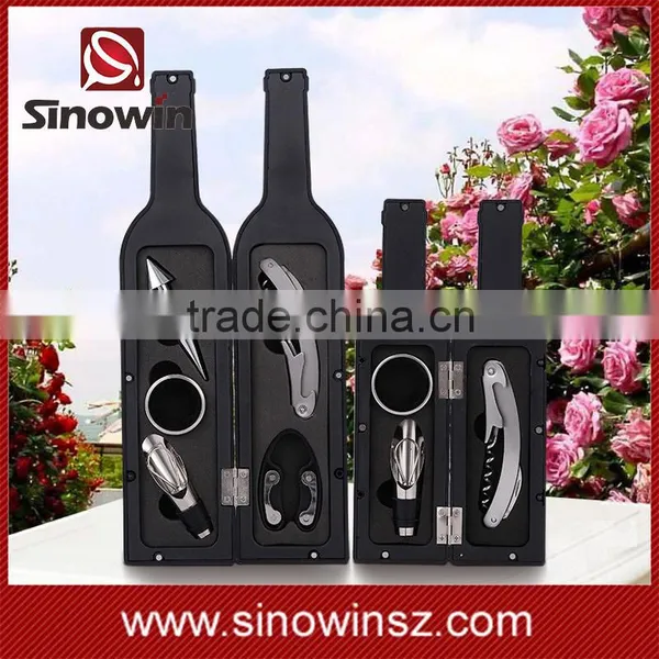 New Design Wine Gift Set Bottle Opener Wine Stopper Bar Accessories Tool Sets photo-5