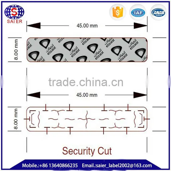 Anti-forgery Hologram Security Scratch off Label photo-3
