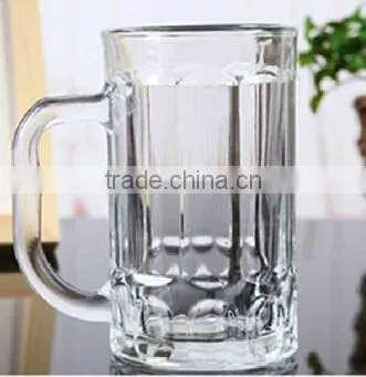 Glass Mug, Glass Beer Mugs With Handles Tumbler Glass Mug