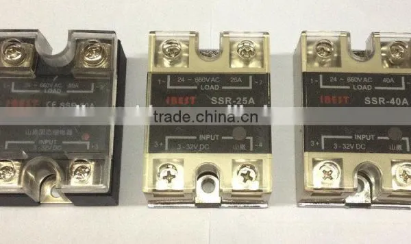 25A DC &AC Solid State Relay, Single Phase SSR Relay (IBEST) photo-4