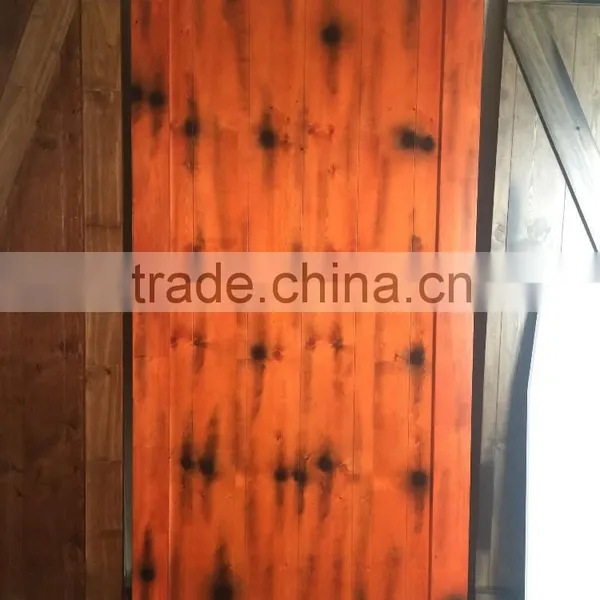 New Design Antique Sliding Solid Pine Wood Door Slab for us Market Supplier's Choice photo-4