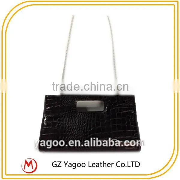Fasion Croco Leather Purse Mighty Women Metal Chain Sexy Purse Bags