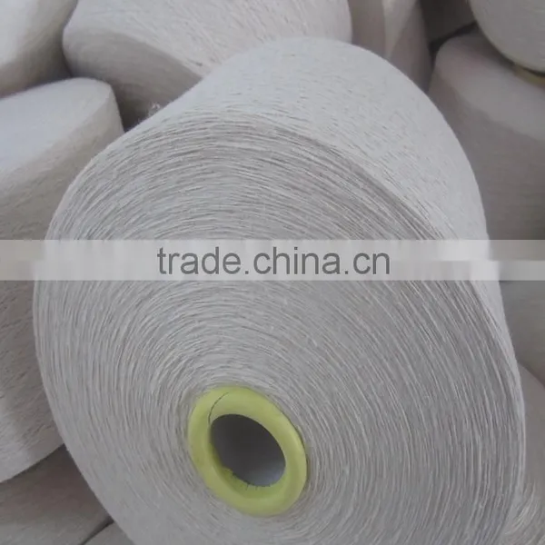 High Quality White Open End Recycled Cotton Polyester Knitting and Weaving Yarn photo-5