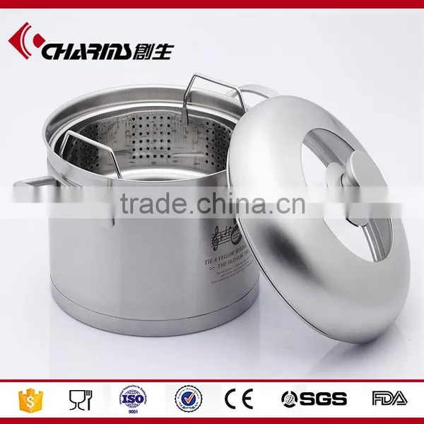 Japanese Large Food Steamer, Couscous Steamer Pot, Stainless Steel Steamer Pot photo-3