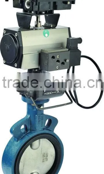 Wafer Butterfly Valve With Actuator