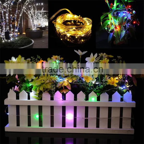 4M 13FT 40led 3 AA Battery Powered Decoration LED Copper Wire Fairy String Lights Lamps for Christmas Holiday Wedding Party photo-6