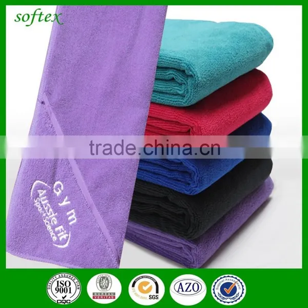WORKOUT EXERCISE Custom Microfiber Gym Towel Zipper photo-2