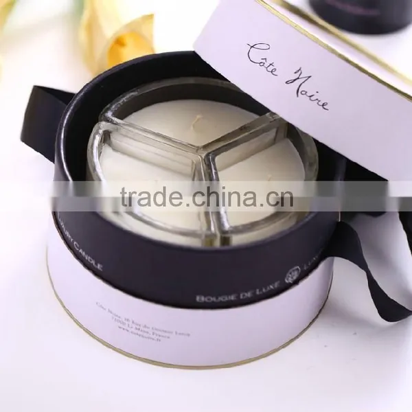 Best Selling ,New Design Scented Candles in Glass Jar and Handmade Gift Color Box ,luxury Gift Natural Soy Wax Scented Candle