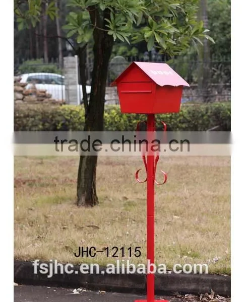 Foshan JHC-12115 Outdoor Post Mounted Mailbox/Decorative Letterbox/Standing Postbox photo-4