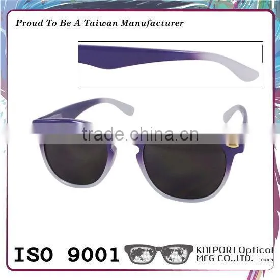 Trendy Round Shape Gradient Colour Super Vintage Retro Sunglasses photo-5