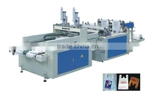 Heat Cutting BOPP,OPP Plastic Clothes Bag Making Machine Ldpe Bag Making Machine photo-6