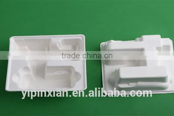 Professional Customized Biodegradable Clamshell Cosmetic Blister Packaging With Bagasse photo-4