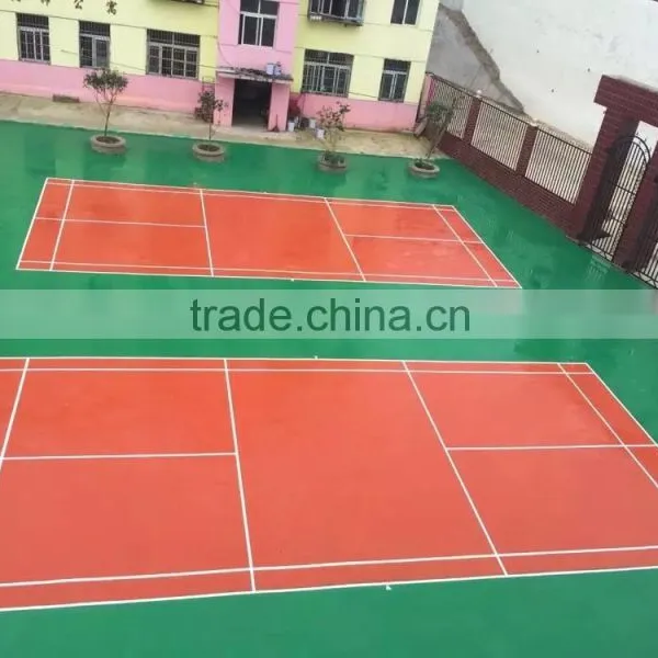 Silicon PU Material Portable Basketball Court Sports Flooring photo-2
