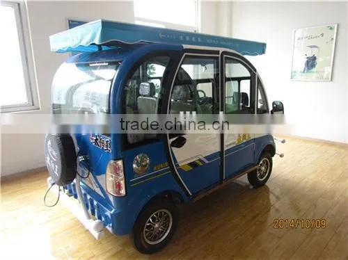 Top Sell 4 Seaters Solar Electric Car& Motorcycle, Scooter Electric &bike With Solar Panel(60V 1200W) photo-5