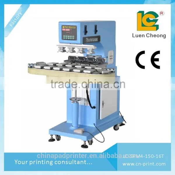 4-Colour Conveyor & Sealed Cup Tampo Printing Machine LC-SPM4-150/16T photo-4
