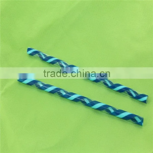 Hard Plastic Drinking Straw /double Color Drinking Straw/plastic Straw photo-5