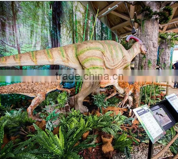Fiberglass Dinosaur Park Dinosaur Animatronic Dino
