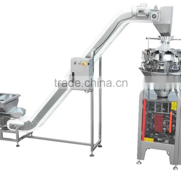 VFFS Packing Machine for Sweets, Puff Snack Food, Potato Chips, Crispy Rice, Jelly, Candy, Dumpling, Small Cookie, Milk Powder