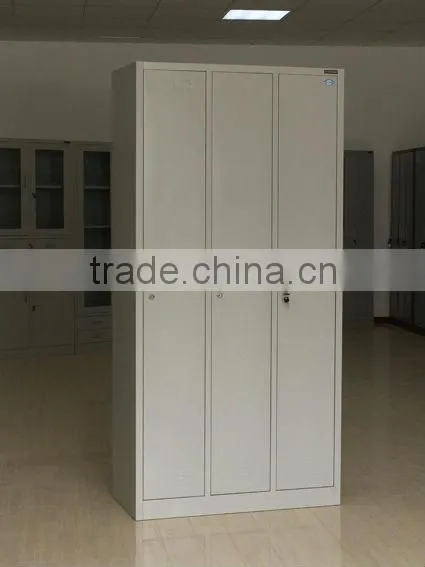 3 door metal locker