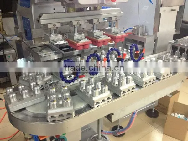 Four Color Vertical Pad Printing Machine for Plastic Lid With China Manufacturer photo-2