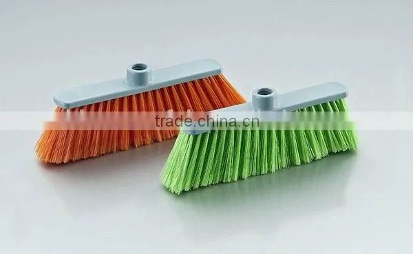 Plastic Printing Flower Broom,bristle Broom