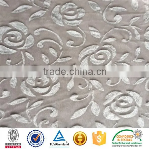 Polyester New Design Brushed Velour for Sofa Covers photo-3