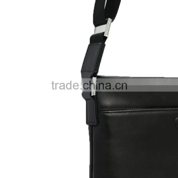 Newest Shoulder Bag Black Genuine Leather Bag Briefcase for Men photo-5