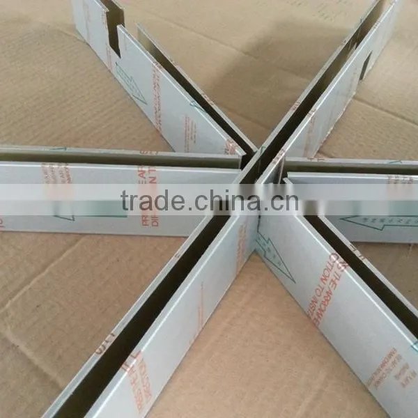 Ousilong Roller Coated Aluminum Suspended Grid Ceiling/ Open Cell Ceiling photo-5