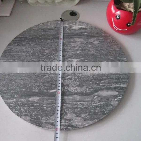 2016 New-design Decorative Ebgraved Grey Stone Bell Wall Clock photo-3