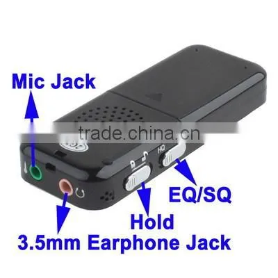 Support Telephone Recording 4GB Digital Voice Recorder Dictaphone MP3 Player With TF Card Slot photo-4