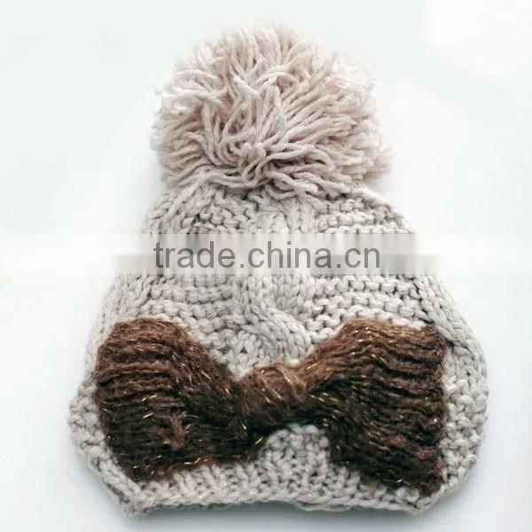 Trade Assurance Cheap Acrylic Custom Knitted Pom Beanie Hat photo-5