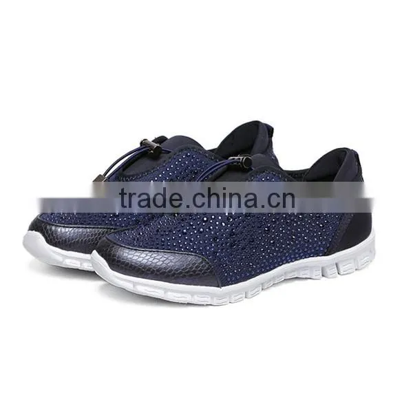 Hotfix Rhinestone Lycra Elastic Sports Shoes Light Weight Sneaker photo-2