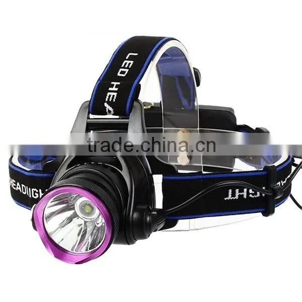 C-REE T6 LED Headlight 18650 Battery Rechargeable Zoom Hunting Camping Headlight photo-6