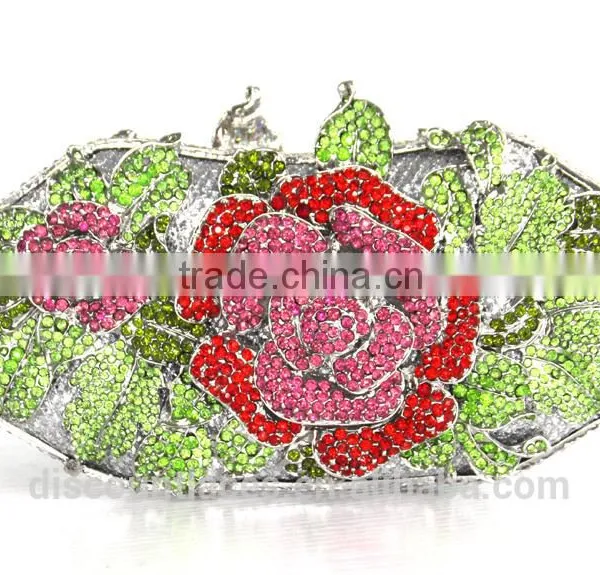 Peacock Love Latest Ladies Clutch Purse India Clutch Bag for Wedding /evening Party photo-3