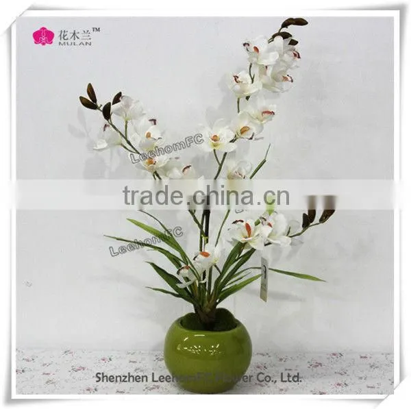 Look Real Dried Stem Flowers in Bottle