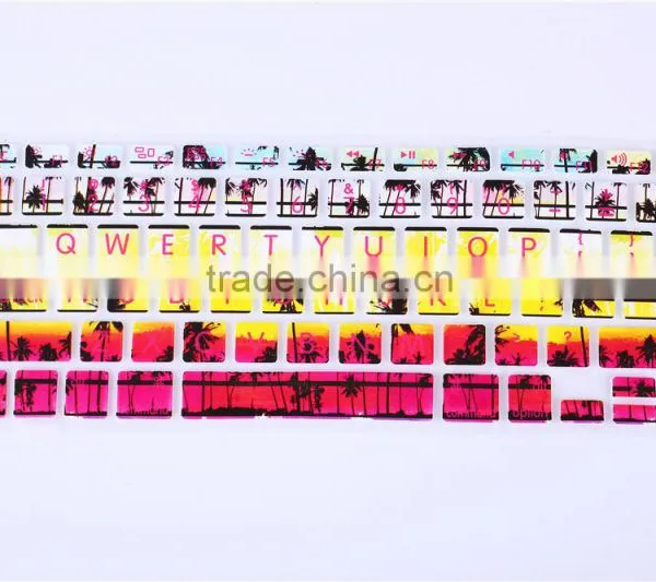 Colorful Silicone Keyboard Skin Cover for Macbook Pro 13" 15" 17" Universal photo-3