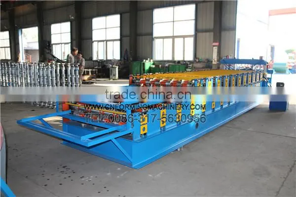 FX Double Layer Corrugated Sheet and Trapezoid Sheet Roll Forming Machine photo-3