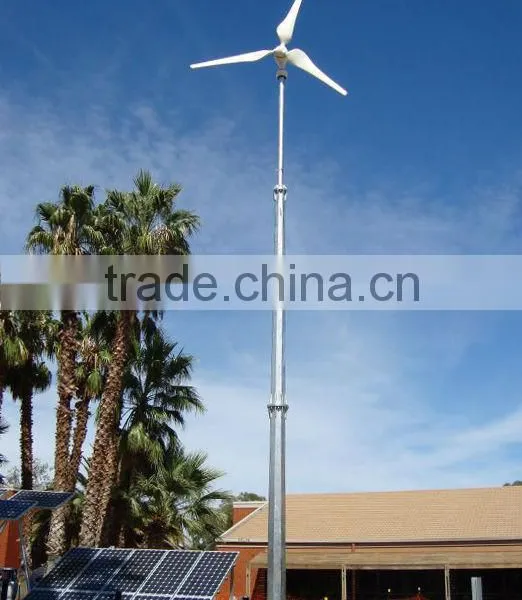 5kw Small Wind Generator for Wind Solar Hybrid System for Sale photo-3
