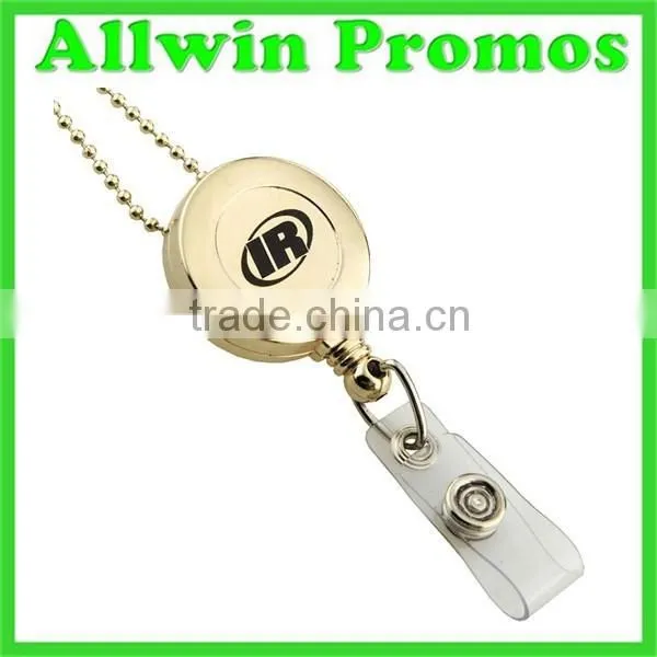 Hot Selling Metal Badge Reel With Swivel Clip photo-2
