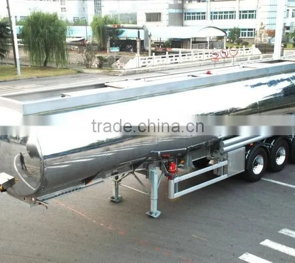 Saso 36000liters Aluminum Oil Tank Trailer DOT Aluminum Tri-axle Fuel Tanker Truck Trailerr Asme ALUMINUM Oil TANK TRAILER photo-2