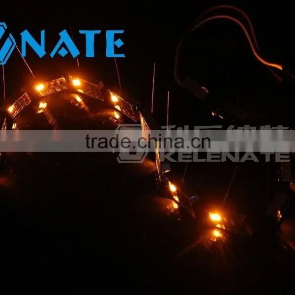 Newest Led Light for Car Dual Color Flexible Led Headlight Strip12v Led Factory Lighting photo-3