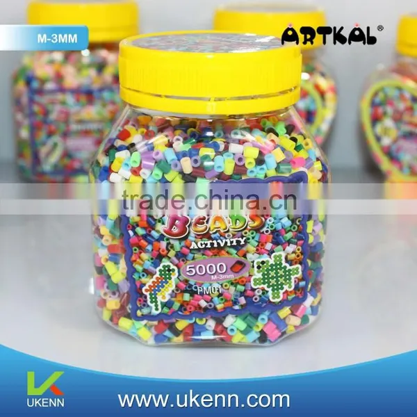 Artkal Perler Beads Fuse Beads M-3MMassorted Wooden Bead Baby Pacifier Holder Chain