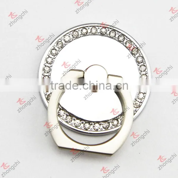 Multi-function sticky phone holder with round design